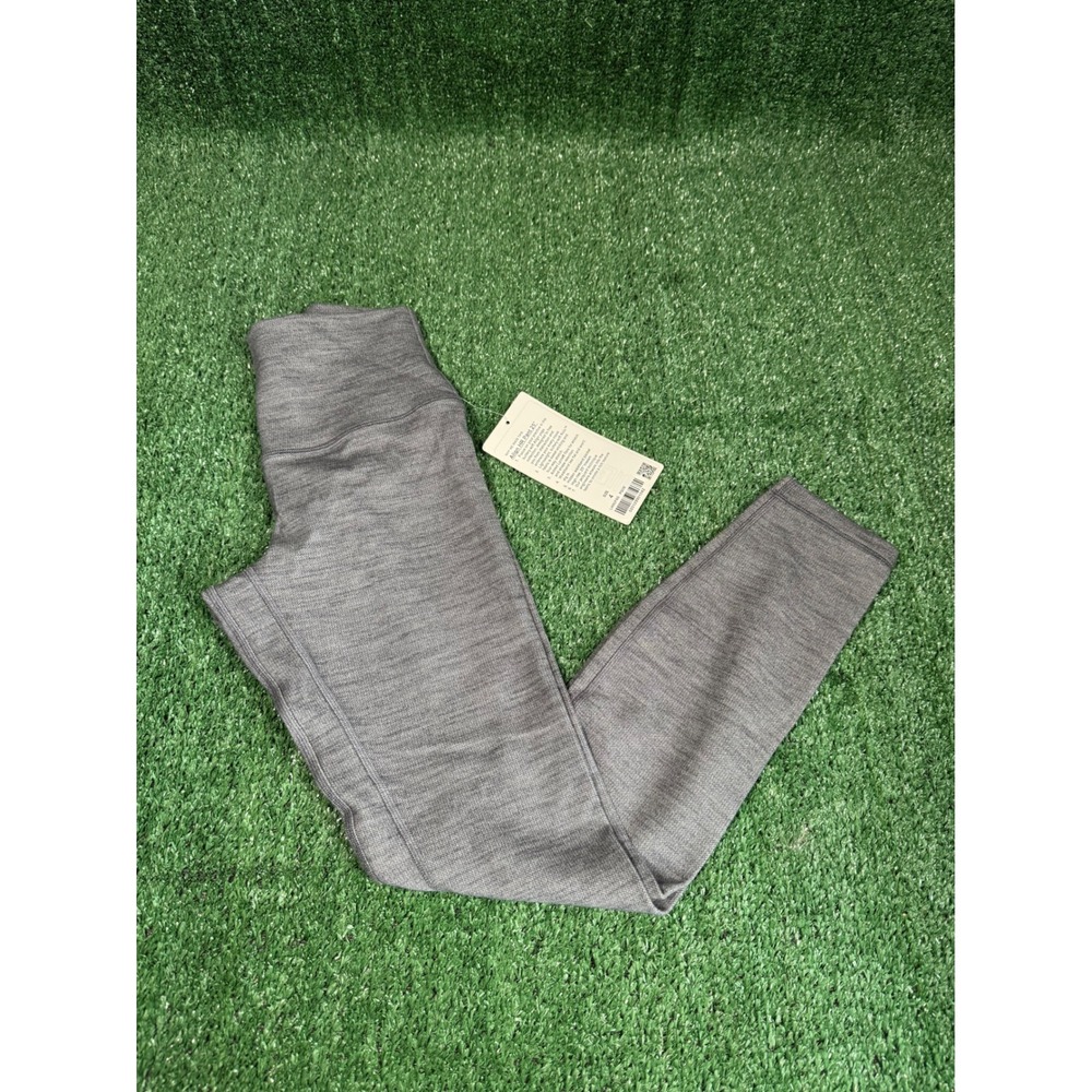 Lululemon Align HR Pant 25 Black Heather Grey Women's Size 4
